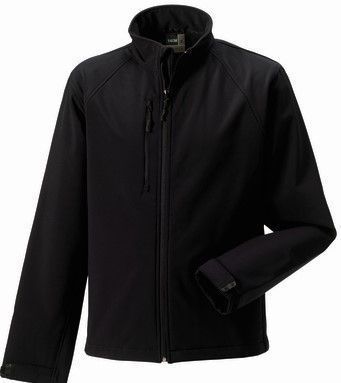 Giacca in softshell nera