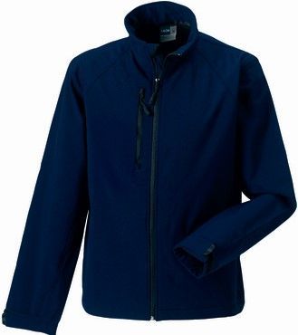 Giacca in softshell blu