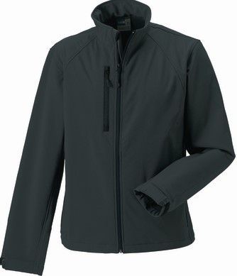 Giacca in softshell grigio titanio