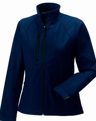 Giacca in softshell donna blu